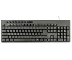 GEMBIRD Klaviatūra plus pelė komplektas USB US išdėstymas juoda
