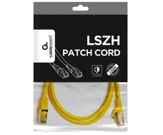 GEMBIRD PP6A-LSZHCU-Y-1M Gembird patchcord RJ45, kat. 6A, SFTP, LSZH, 1m, geltona