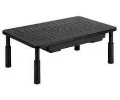 Laikiklis Gembird MS-TABLE-D-01 reguliuojamas monitoriaus stovas su stalčiumi (stačiakampis)