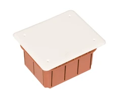 Gewiss GW48003 Įleidžiama dėžutė 96x118x70mm su oranžiniu dangteliu GW48003