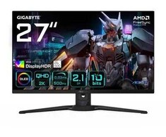 GIGABYTE AORUS FO27Q5P kompiuterio monitorius 68,6 cm (27") 2560 x 1440 px Quad HD OLED juodas