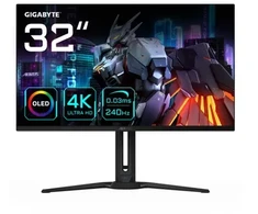 GIGABYTE FO32U2 monitorius komputerowy 80 cm (31.5") 3840 x 2160 px 4K Ultra HD OLED Juodas