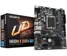 Pagrindinė plokštė Gigabyte H610M K DDR4 1.0 płyta główna Intel H610 Express LGA 1700 micro ATX