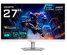 GIGABYTE M27UP ICE monitorius komputerowy 68,6 cm (27") 3840 x 2160 px 4K Ultra HD LED Baltas