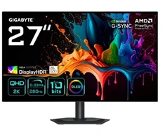 GIGABYTE MO27Q28G monitorius komputerowy 68,6 cm (27") 2560 x 1440 px Quad HD OLED Juodas