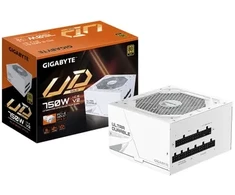 GIGABYTE UD750GM PG5 V2 ICE maitinimo blokų modulis 750 W 20+4 pin ATX ATX Baltas