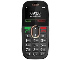 Gigaset GL695 5,87 cm (2.31") 113 g Juodas Telefonas dla seniora