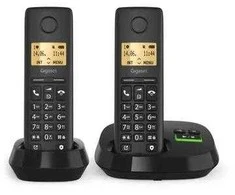Gigaset PURE 100A Duo - Telefonas belaidis - automatinė sekretarka su skambintojo ID - ECO DECT/GAP - + Papildomas ragelis