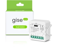 GISE išmanusis dvigubas „WiFi“ relės modulis | Tuya | GDS-WF