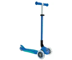 Globber Primo Foldable Plus Lights Vaikams Klasikinis paspirtukas Mėlyna, Tamsiai mėlyna (marinistinė)