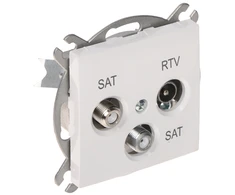 GALUTINIS LIZDAS SANTRA/4160-10/EPN R-TV + 2xSAT Elektro-Plast