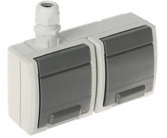 LIZDAS MONTUOJAMAS ANT PAVIRŠIAUS DVIGUBAS AQUANT-G2/V1/EPN 230 V AC 16 A IP65 Elektro-Plast