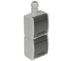 LIZDAS MONTUOJAMAS ANT PAVIRŠIAUS DVIGUBAS AQUANT-G2/V2/EPN 230 V AC 16 A IP65 Elektro-Plast