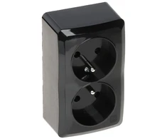 LIZDAS MONTUOJAMAS ANT PAVIRŠIAUS DVIGUBAS BERG/3743-09/EPN 250 V 16 A Elektro-Plast