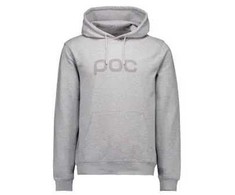 POC Džemperis su gobtuvu - Pilkas melanžinis