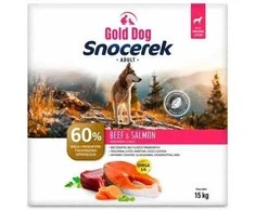 NutraGold GDD Gold Dog Snocerek jautiena ir lašiša – sausas Maistas šunims – 15kg
