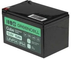 Green Cell AKUMULIATORIUS 12.8V/10AH/LIFEPO4-GC Žalias Cell