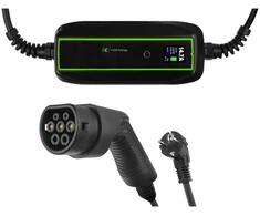 Green Cell ELEKTROS AUTOMOBILIŲ MOBILUS ĮKROVIKLIS Žalias Cell 3,6kW 2 TIPO