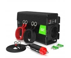 Green Cell ĮTAMPOS KEITIMO INVERTERIS Žalias Cell 24V / 230V 500W/1000W PURE SINUSOID INV17