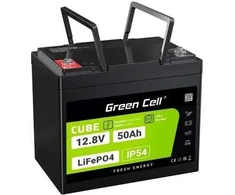 Green Cell Ličio-geležies-fosfato Akumuliatorius LiFePO4 Žalias Cell Cube 12,8V 50Ah LFPGC12V50AH