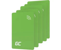Green Cell Žalias Cell HabuDen NFC kortelių rinkinys – EV įkrovimo stoties prieigos kortelės