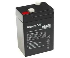 Green Cell Žalias CELL GELINIS AKUMULIATORIUS AGM02 6V 4,5AH