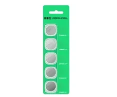 Green Cell Žalias CELL CR monetinės baterijos 5x CR1620 3V 70mAh lizdinėje pakuotėje