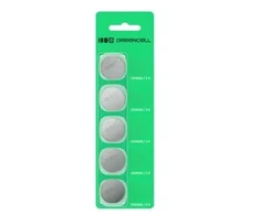 Green Cell Žalias CELL CR monetinės baterijos 5x CR2025 3V 160mAh lizdinėje pakuotėje