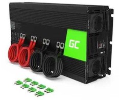 Green Cell Žalias CELL INVERTER INV15 12V-230V 3000W/6000W GRYNOS SINUSINĖS BANGOS