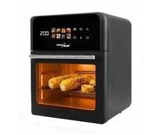 GREENBLUE Gruzdintuvė BEZTŁUSZCZOWA AIR FRYER, MOCNA 1800W, Talpa 10L, 8 PROGRAMÓW, AKCESORIA, TIMER GB950