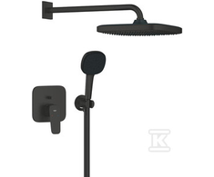 Grohe Potinkinis dušo komplektas Cubeo su Tempesta 250 dušo galva, matinė juoda sp.