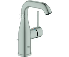 Grohe Essence M praustuvo maišytuvas su dugno vožtuvu, supersteel