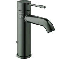 Grohe Essence S praustuvo maišytuvas lenktu snapeliu, brushed hard graphite