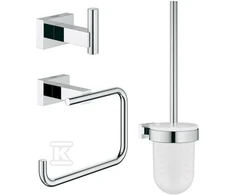 Grohe Essentials Cube aksesuarų rinkinys, chromas