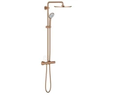 Grohe dušo sistema su termostatu „Euphoria XXL 310“, rankiniu dušu „Euphoria 110 Massage“, šlifuotu šilto saulėlydžio efektu