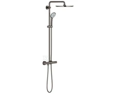 Grohe dušo sistema su termostatu Euphoria XXL 310, rankinis dušas Euphoria 110 Masažas, kietas grafitas
