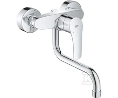 Grohe virtuves izlietnes maisītājs Eurosmart, iztece 216 mm, no sienas, hroms