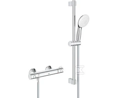 Grohe Grohtherm 800 termostatinis dušo komplektas su Tempesta II, 600mm, chromas (naujas vietoj 3456001)