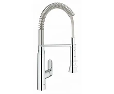 GROHE K7, Chromas, Svirčių rankenėlės, Vienguba, Keramika, 3,5 cm, 140°