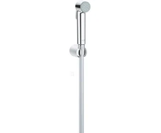 Grohe Tempesta-F bidė dušelis su srovės paleidimo mygtuku, sieniniu laikikliu ir žarna 150 cm, chromas