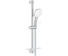 Grohe Dušo komplektas Tempesta Cubeo 110, 3 srovių, stovas, muilinė, chromas