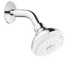 Grohe Tempesta 100 III dušo galva su laikikliu, iš sienos, chromas