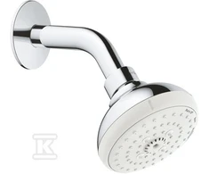 Grohe Tempesta 100 III dušo galva su laikikliu, iš sienos, chromas