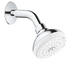 Grohe Tempesta 100 III dušo galva su laikikliu, iš sienos, chromas
