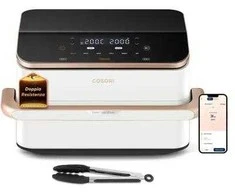 Gruzdintuvė Cosori CAF-TF101S-WEUR Dual Blaze TwinFry Wi-Fi 10 l balta