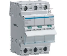 Hager ATJUNGIMO MODELIS 3P 63A 400VAC