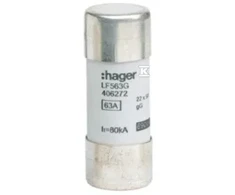 Hager Wkładka bezpiecznikowa BiWtz cylindryczna 22 x 58mm 80A gG C 8532 (LF580G)