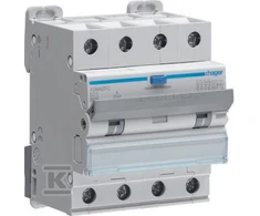 Hager 3 + N B 25A 0.03A A tipo 6kA RCBO (ADM425C)