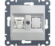 Hager LUMINA2 kompiuterių lizdai single RJ45 cat.5E UTP balta - WL2110