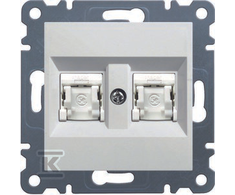 Hager GN.2-KR.KOMP.RJ45 6E FTP Baltas LUMINA